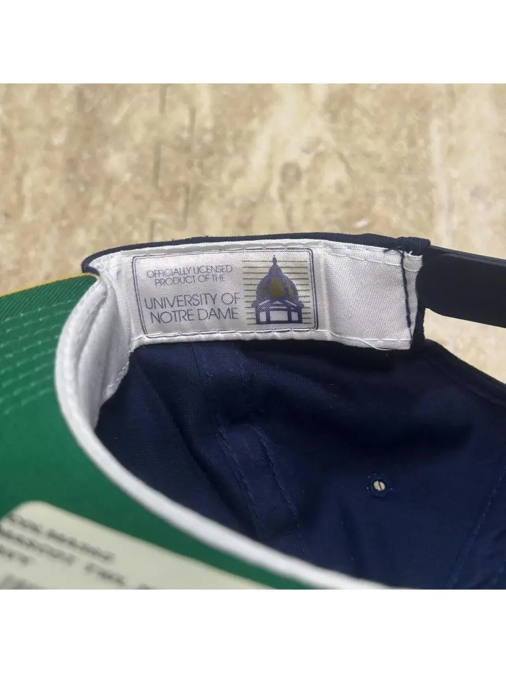 Vintage Notre Dame Sports Specialties Snapback Hat Cap NWT
